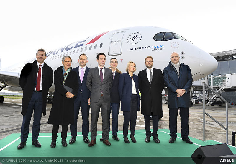 Airbus, Air France, Safran, Suez et Total saluent les avancées en faveur de l’émergence d’une filière de biocarburants durables pour l’aviation en France